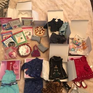 American Girl doll outfits, books & accessories.